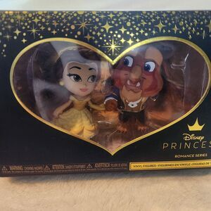 Funko Disney Princess Romance Series Belle & Beast Mini Vinyl Figures NIB 2-Pack